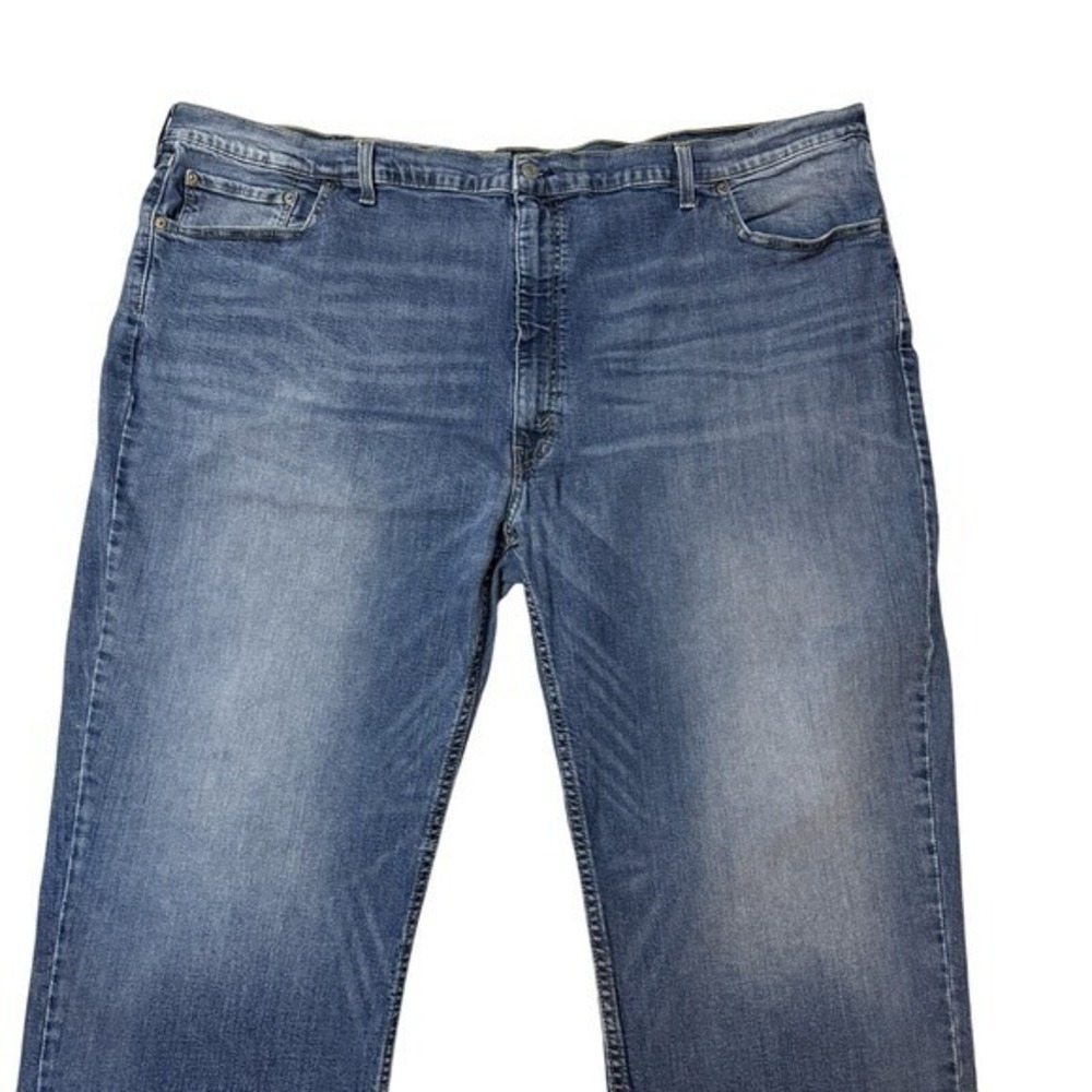 ✨Levi's 559 Jeans Big Mens 54x30 Relaxed Fit Straight Leg Med Wash 100% Cotton - Picture 4 of 8
